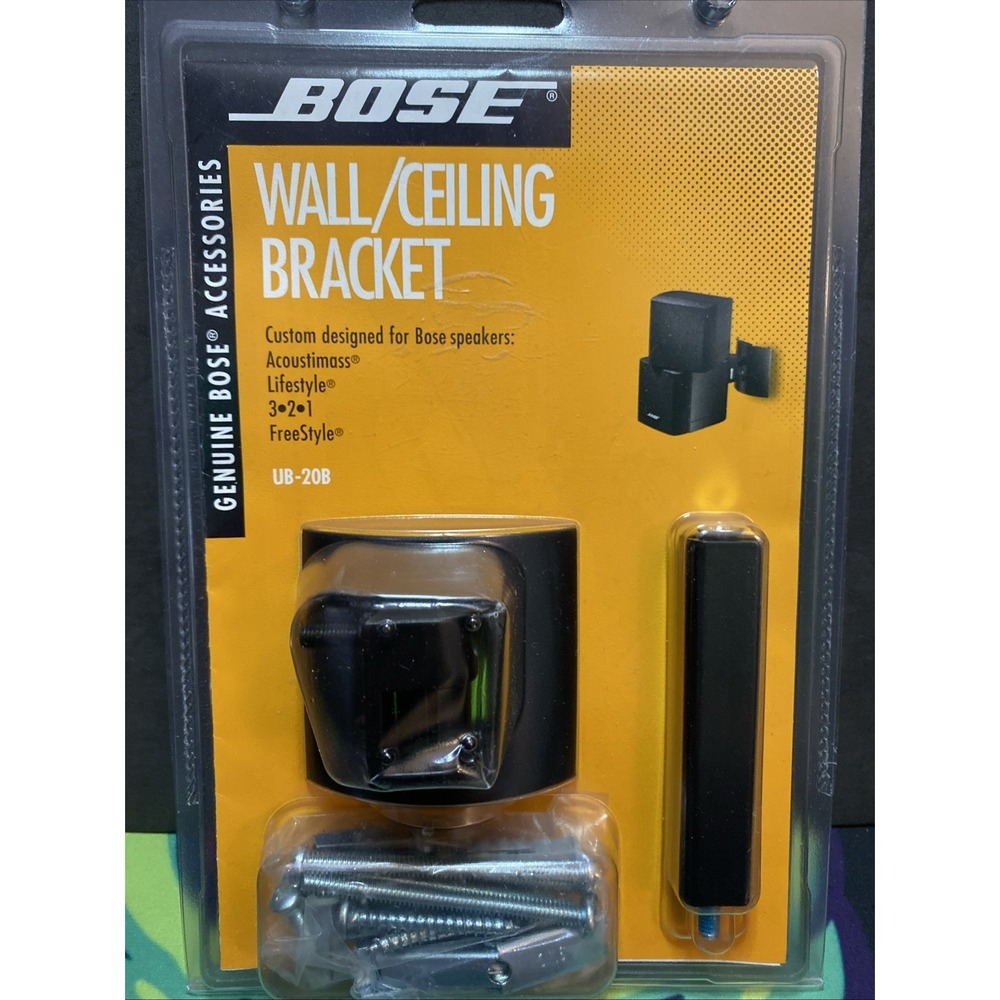 BOSE UB-20B Wall/Ceiling Bracket Speaker Mount Black New Factory Sealed A1